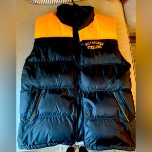 Puffer Vest- Pittsburgh Steelers